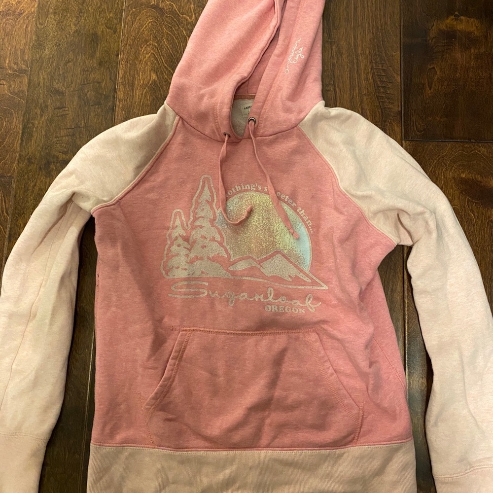 Baby pink AE hoodie